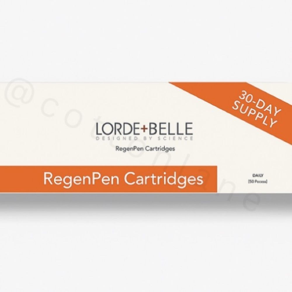 NIB Lorde + Belle CARTRIDGES ONLY for RegenPen 30-Day = 1 month Supply MSRP $169